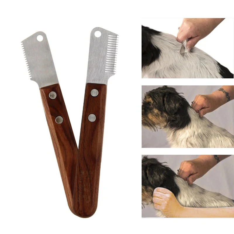 

Pet Hair Removal Knife Dog Brush Grooming Tools Dogs Lint Shedding Trimmer Brushes Cats Hair Shedding Comb Pet Supplies