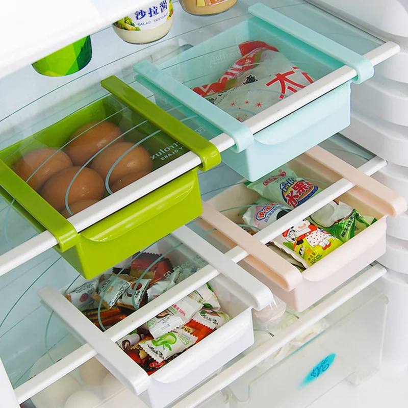 Kitchen Article Storage Shelf Refrigerator Box Refrigerators Drawer Plate Fruit Organizer Rangement | Дом и сад