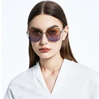 Женские солнцезащитные очки с поляризационными линзами UV400, градиентные солнцезащитные очки в стиле ретро с роскошными кристаллами, женские модные очки из сплава для женщин S308