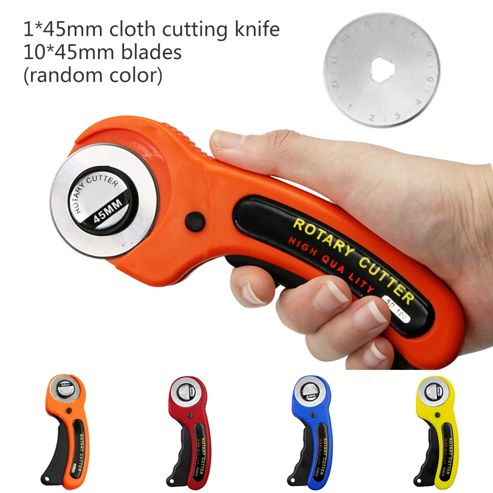 

1 SET Rotary Cutter 45mm Blade Sewing Lters Fabric Leather Alloy Steel