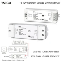 constant voltage drive to 0 10v dimming led dimmer 0 10v 8a 12a power supply driver brightness controller dc 5 36v for led strip