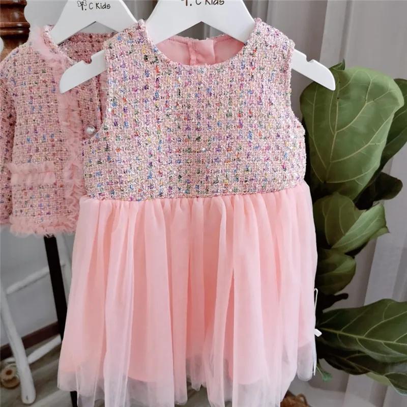 Одежда для детей комплект девочек праздничные платья вечерние и свадебные