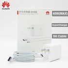 Оригинальное Супербыстрое зарядное устройство HUAWEI Mate20 10 в 4 а 40 Вт USB адаптер для быстрой зарядки 5 А USB 3.1 быстрое зарядное устройство для Honor9 10 P20 P10