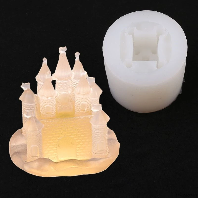 

Castle Shape High Mirror Silicone Mold DIY Epoxy Resin Decoration Ornaments Molds Carfts Making Accessories wholesales