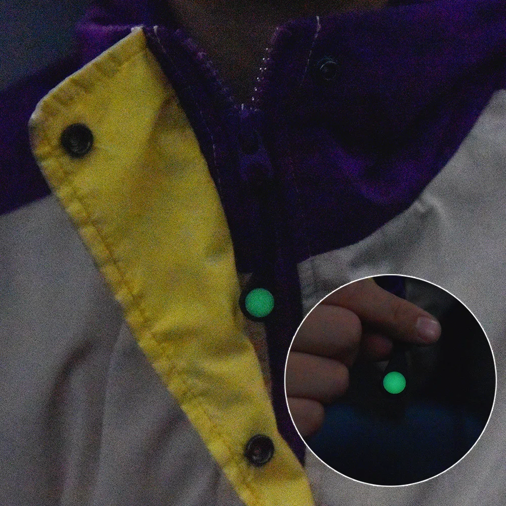 

Glow In The Dark Draw cord Zipper Pulls Replacement Jacket Tent Plastic