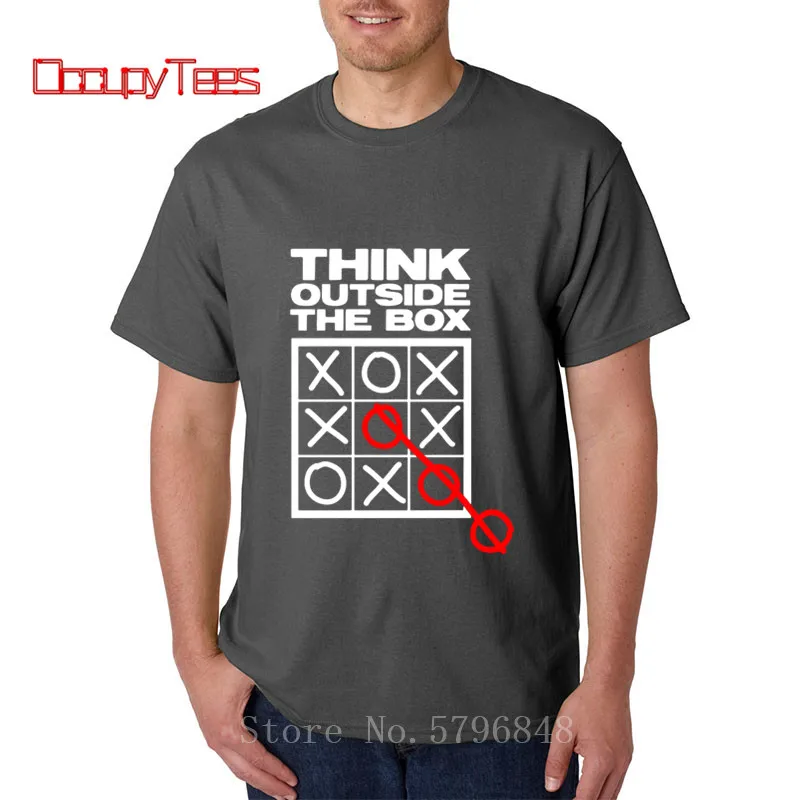 Think Outside The Box Table 3D летняя футболка с принтом Теория большого взрыва логическая 100%