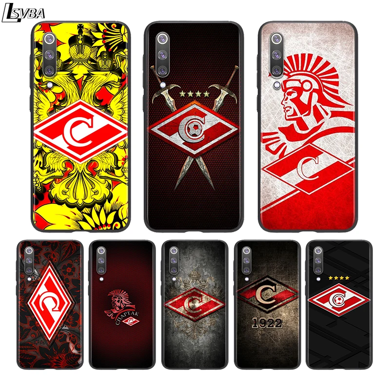 

Silicone Black Cover Football Spartak Moscow For Xiaomi Mi 11 10I 10T 10 9T 9SE 9 8 Note 10 Lite Pro 5G Ultra Phone Case