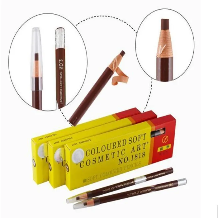 

24 Pcs Eyebrow Pencil Soft Crayon Waterproof Eye Brown Fashion Colors Makeup Pen Waterproof / Water-resistant Benefit Size Type