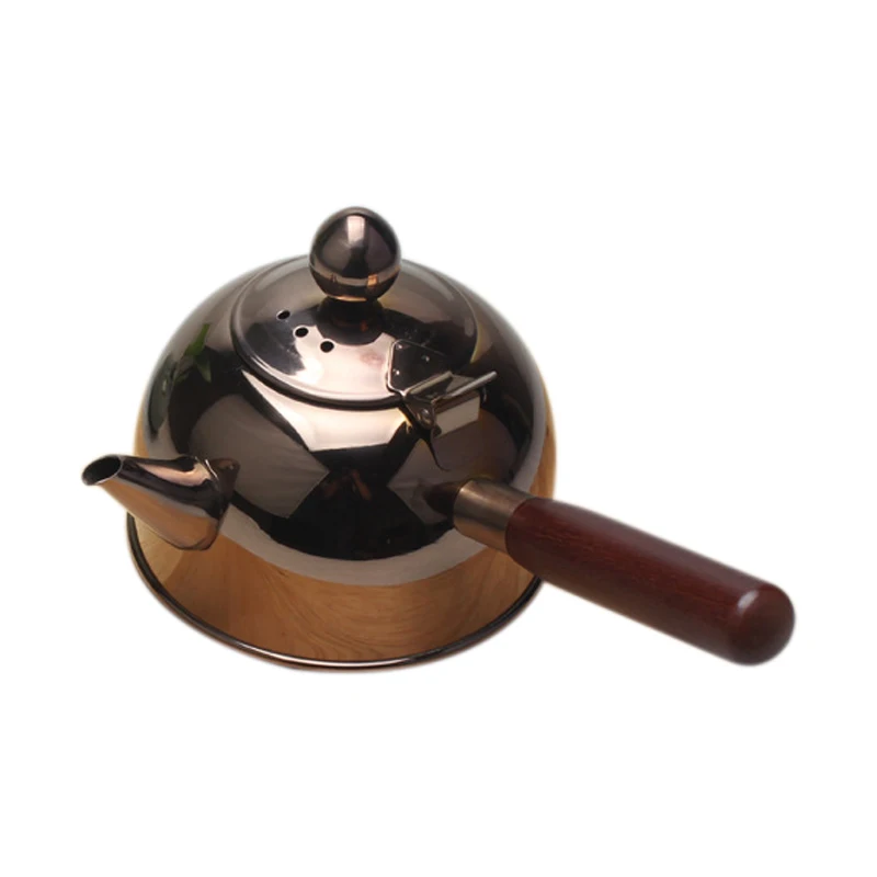 

500Ml Single Handle Water Kettle Induction Turk Samll Coffee Milk Tea Pot 304 Stainless Steel Outdoor Water Boiler Drinkware Gas