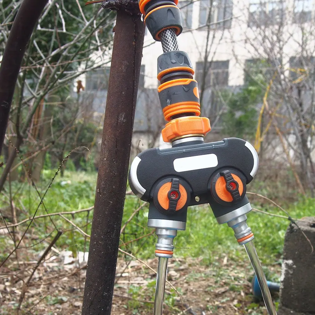 Садовое орошение полив для сада одноходовой Двухкратный водоразделитель