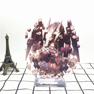 Игра Arknights брелок Amiya Angelina Hoshiguma Соловей осада Техаса Lappland милый забавный мультфильм акриловый брелок ювелирные изделия - Цвет: 38