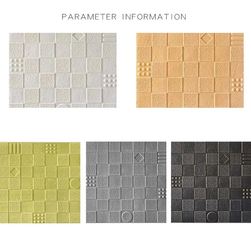 Настенная Наклейка #38 квадратная решетка твердая наклейка 3D кирпичная настенная