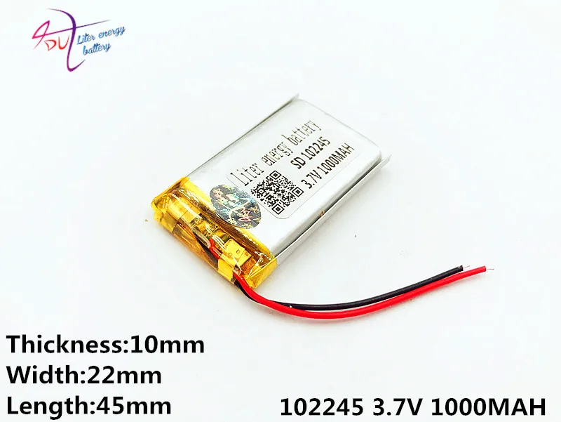Литий полимерный аккумулятор с платой для цифровых продуктов Bluetooth Gsp Размер 102245 3