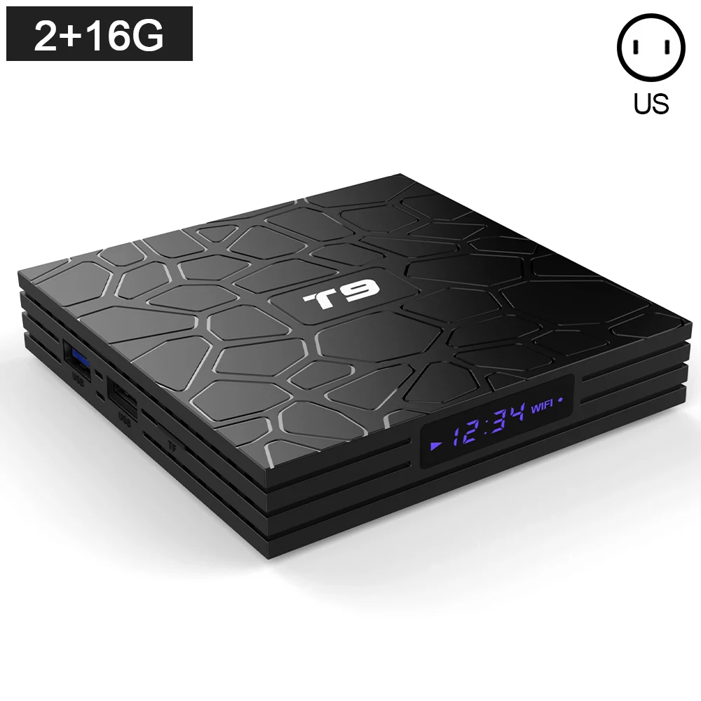 

Android 10.0 TV Box RK3328 Quadcore Cortex-A53 4K Smart Set Top Box 5G Dual Band WIFI+Bluetooth Media Players