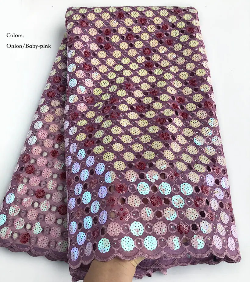 5 ярдов кружева из органзы ручной работы с блестками вышитые африканские ткани