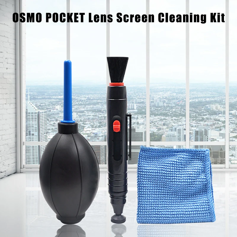 Набор для очистки камеры 3 в 1 DJI Mini Camera Keyboard Screen TV Phones очиститель линз воздушный