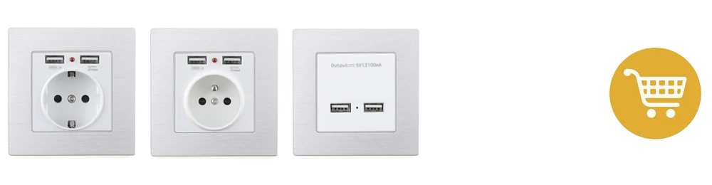 Atlectric европейская вилка разъем usb зарядный порт розетка для мобильного двойной тройной Четырехместный электрическая розетка переходник usb,разетка с usb для дома,розетки