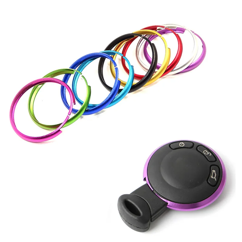 Автомобильный Стайлинг Keying брелок из алюминиевого сплава с кольцом обрезная