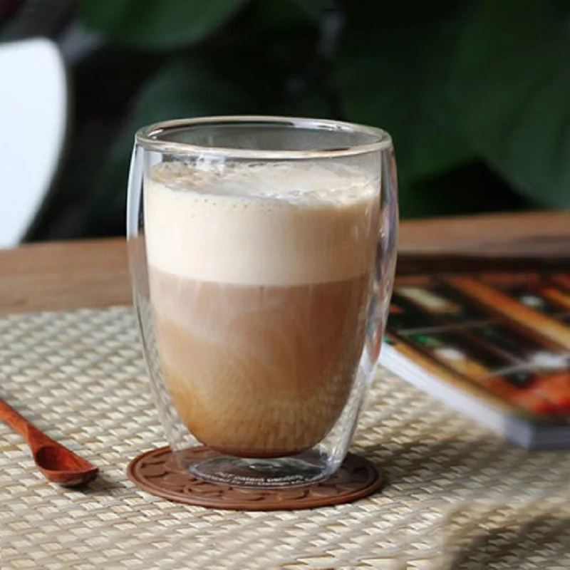 650 мл стакан в форме сердца с двойными стенками устойчивая к воздействию чая пива