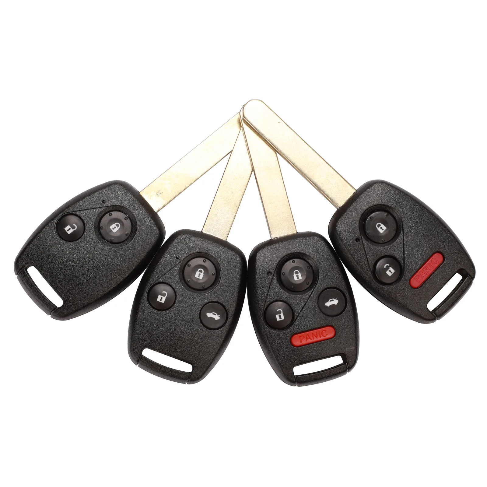 Jingyuqin дистанционный Автомобильный ключ оболочки для Honda Accord Civic CRV Pilot Insight 2 2+ 1 3 3+ 1 4 кнопки Pad Fob авто ключ чехол Замена