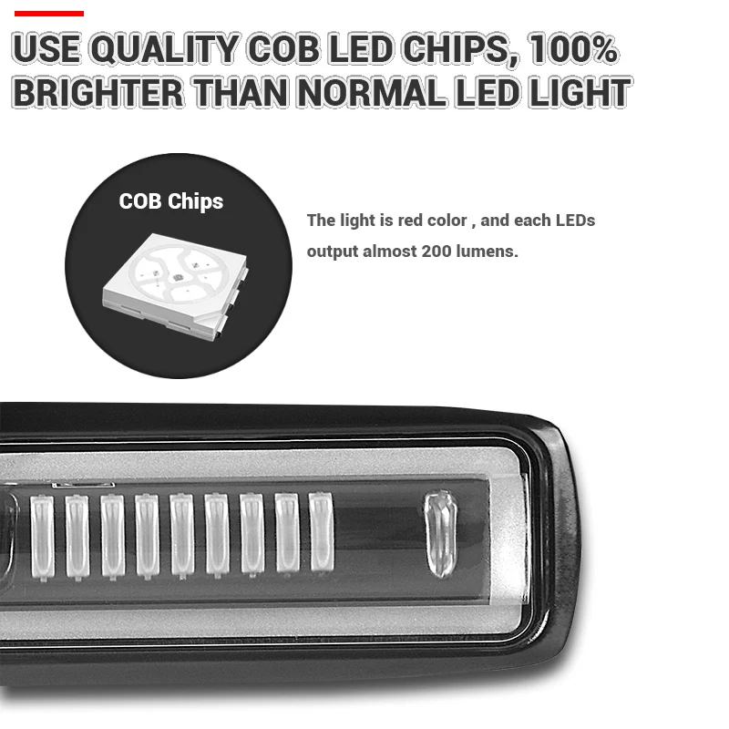 18W Forklift safety lights Led work light bar Indicator Light for Warehouse Pedestrian Red blue linear beam Danger warning | Автомобили и