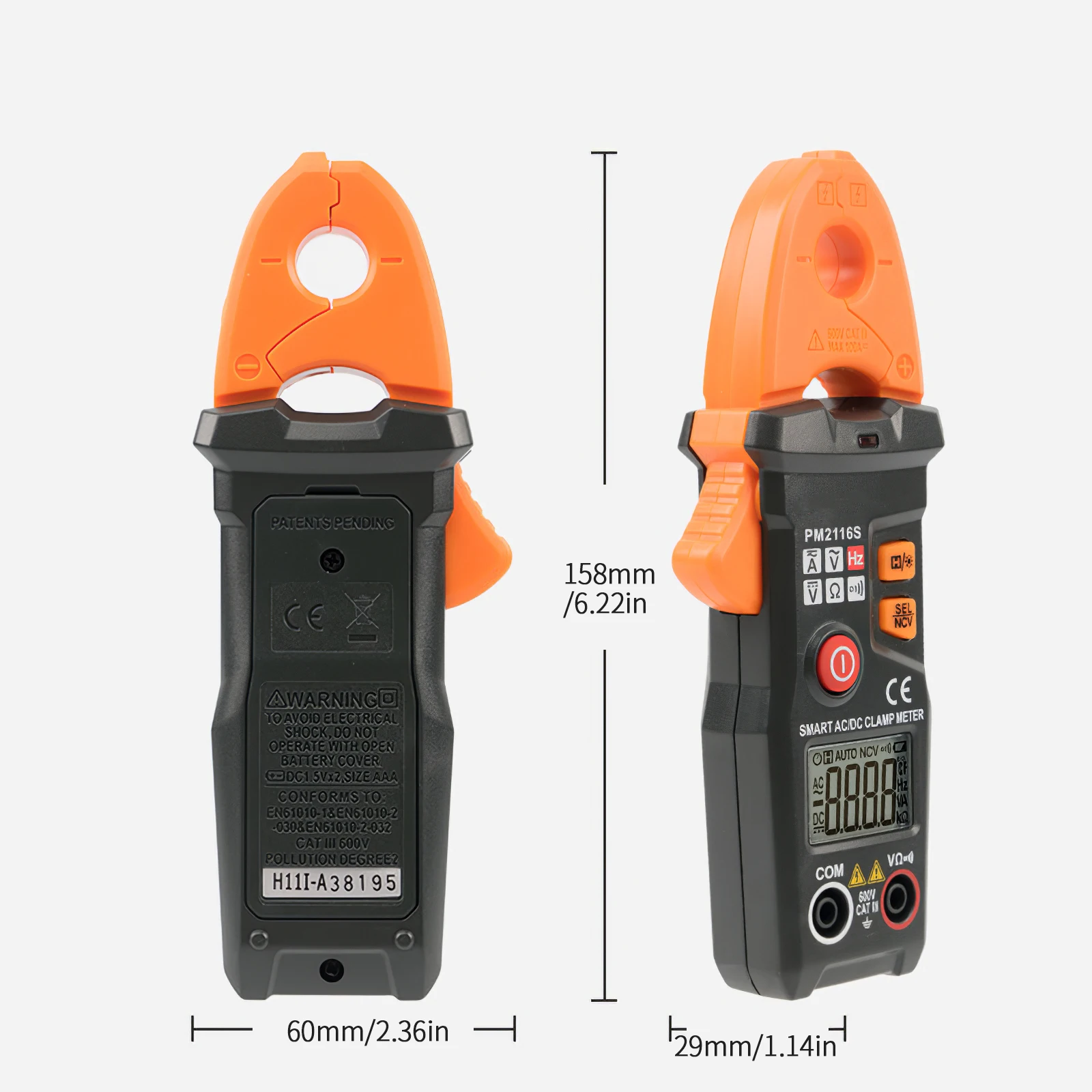 

PEAKMETER PM2116S MASTECH AC DC