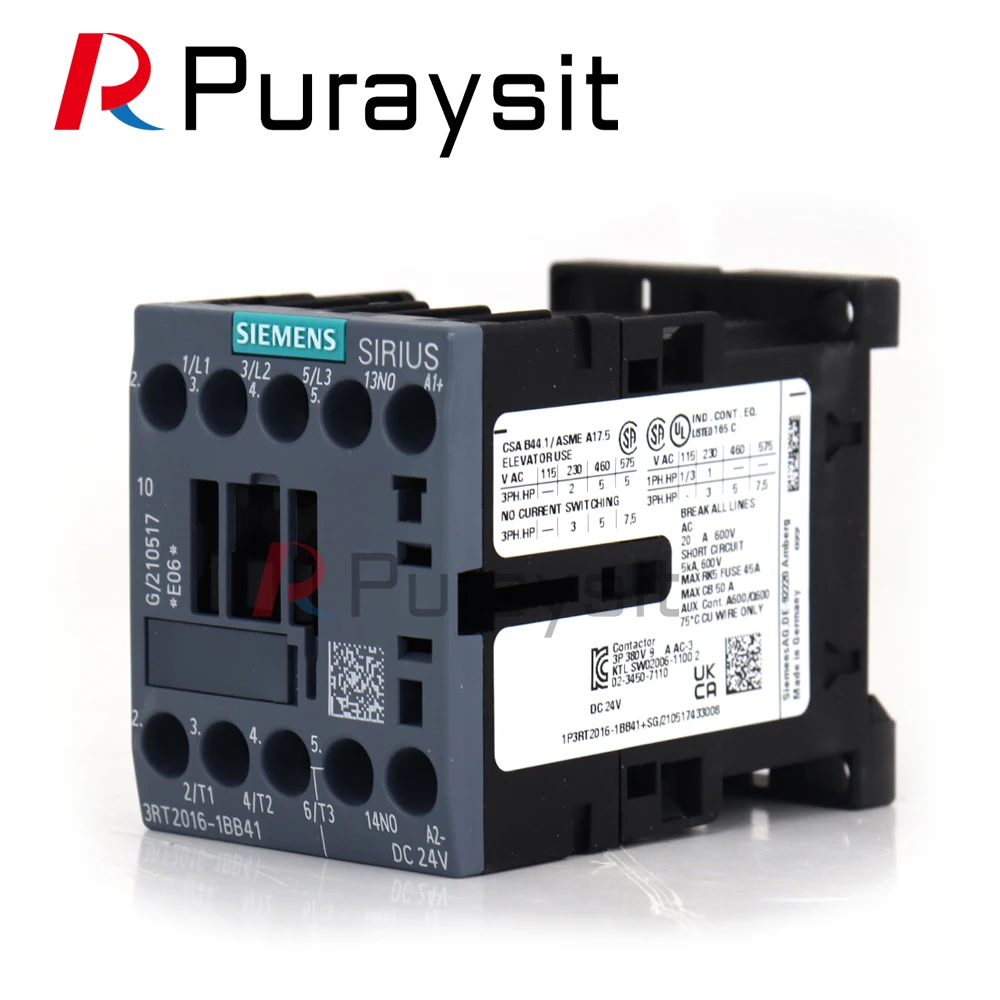 Контактор Siemens 4 кВт 3RT2016-1BB41 DC24V | Строительство и ремонт