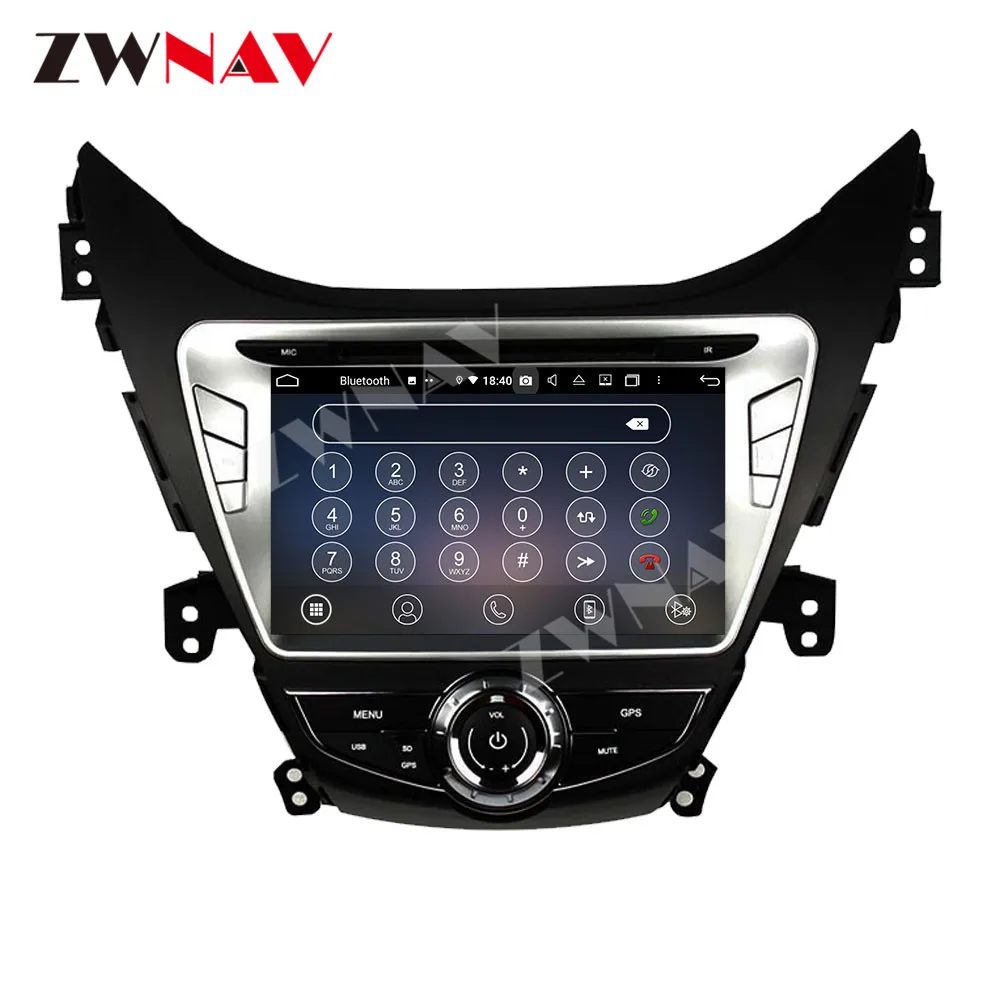 

2 Din 4+128 For Hyundai ELANTRA 2011 2012 2013 Android 10.0 Screen Multimedia Player Audio Radio GPS Navi Head Unit Auto Stereo