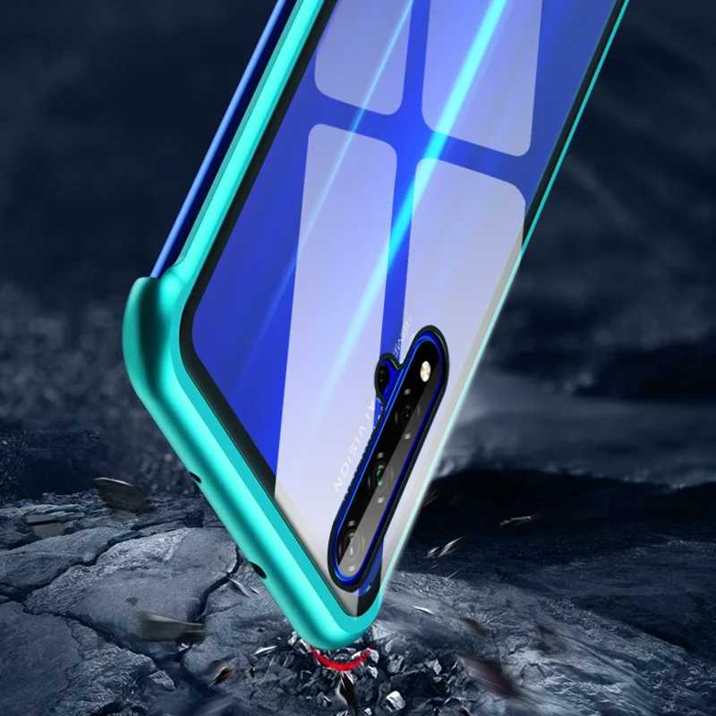 Новинка нажимной чехол для Huawei Mate 20 Pro Nova 5 Honor 9H чехлы телефонов из закаленного