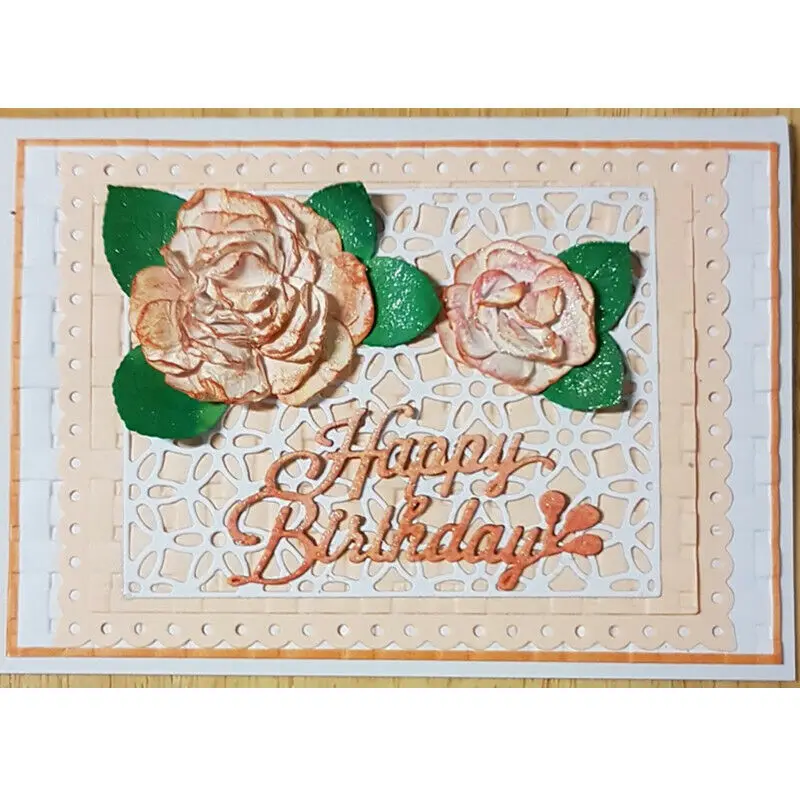 L Sunday поделки вырубки с днем рождения металлические Вырубные штампы Скрапбукинг