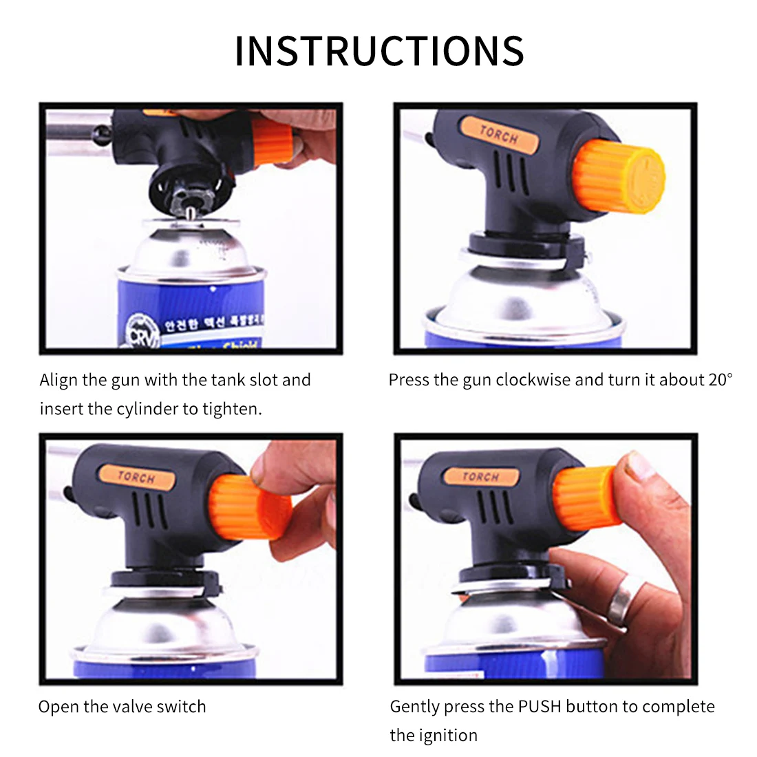 

Gas Burner Welding Torch Flamethrower Butane Automatic Lgnition Lighter Baking Outdoor Flame Gun Kitchen BBQ Tools Portable