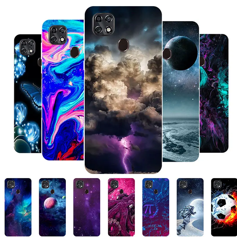 

For ZTE Blade 20 Smart Case Silicone Soft TPU Space Phone Case on For ZTE Blade 20 Smart 2019 Case Back Cover Blade20 Smart etui
