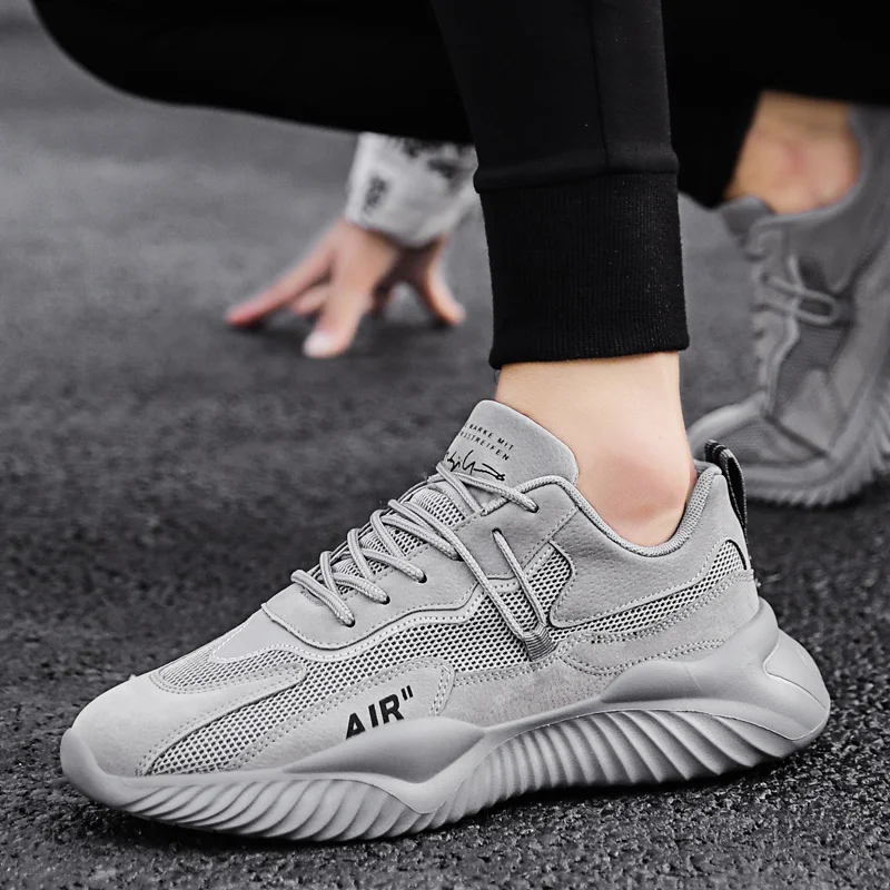 2021 For Men Running Lightweight Shoes Shockproof Breathable Male Height Increase Platform Walking Gym Sports | Спорт и развлечения