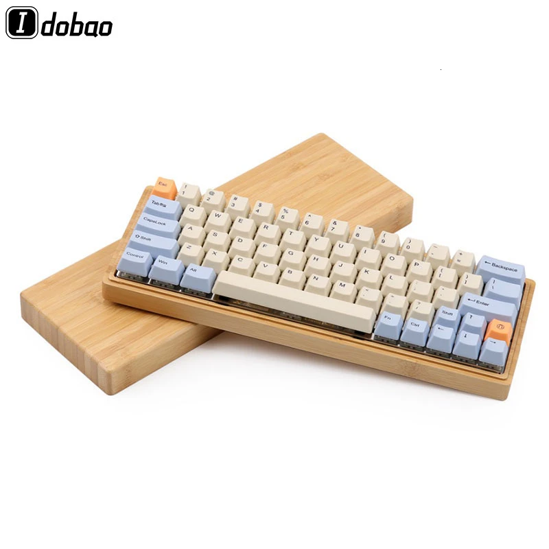 Синий бежевый оранжевый краситель Sub толстый PBT OEM профиль Keycaps для механической
