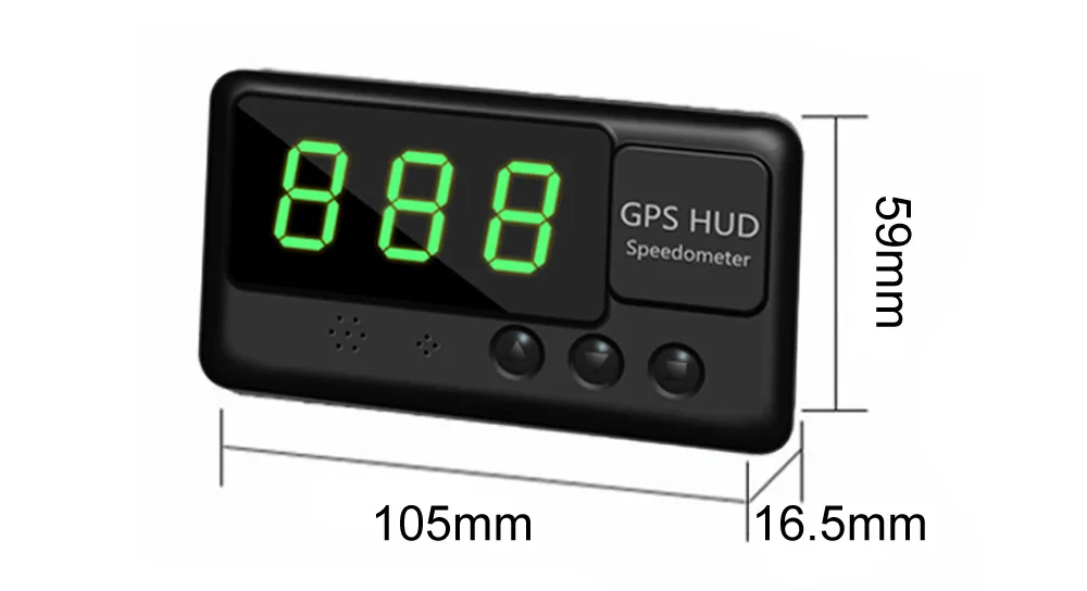 Автомобильный HUD проектор универсальный GPS спутниковый измеритель скорости HD