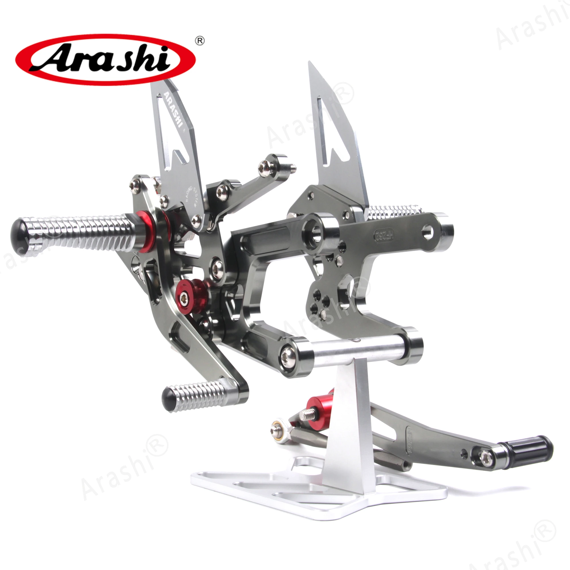 Алюминиевые Регулируемые подножки Arashi CNC мотоциклетные колышки для YAMAHA YZF R6 2017 2018