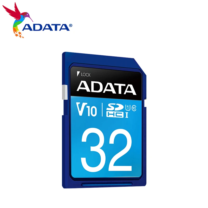 Оригинальная SD-карта ADATA 32 Гб SDHC UHS-I класса V10 высокоскоростная флеш-карта для