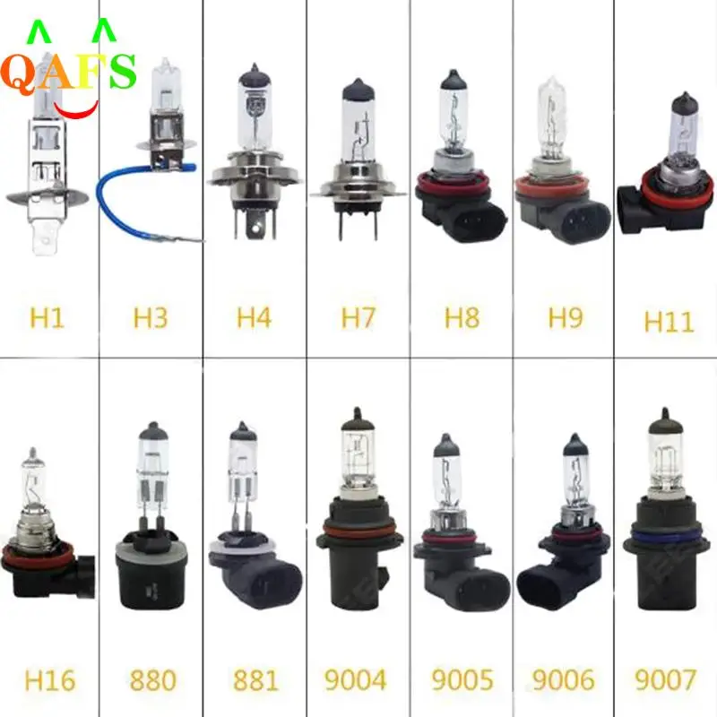 

Bright 9005 9006 Halogen Lamp Car Headlight H1 H3 H4 H7 H11 HB3 Bulb Fog Light