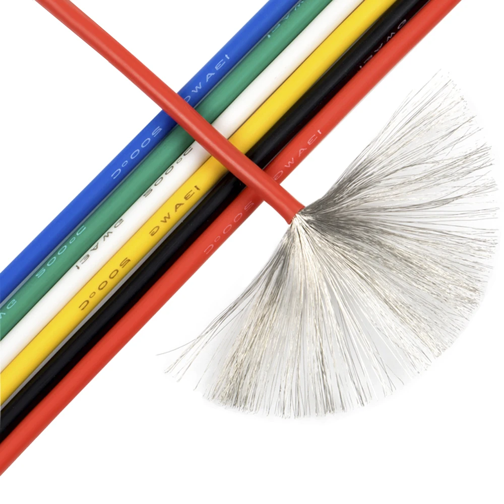 Super Soft Silicone Wire UL3135 14/16/18/24/26/28/30AWG High Temperature Resistant Extra 200℃ | Обустройство дома