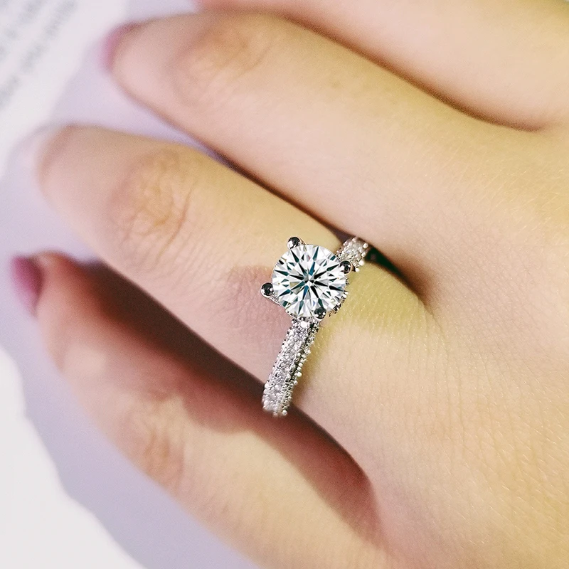 Модное роскошное обручальное кольцо золотого и серебряного цвета Размер 10 для