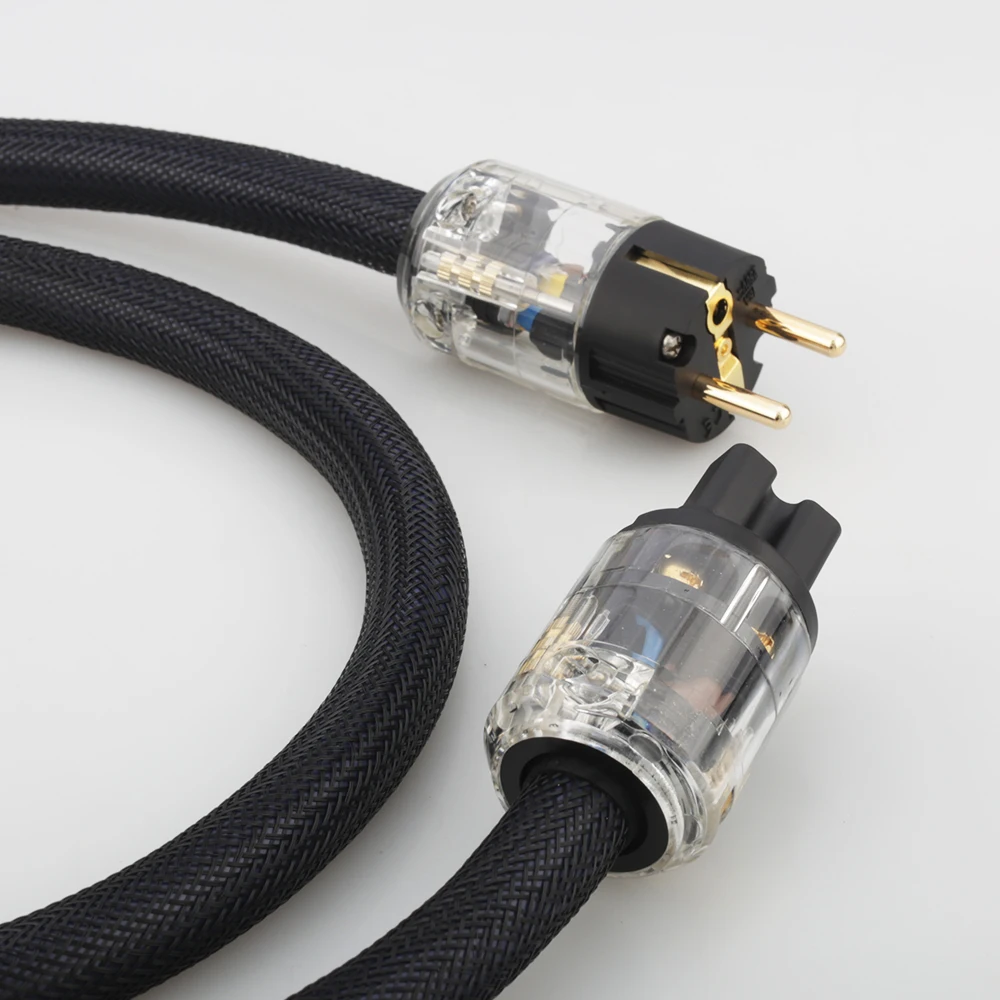 Высококачественный Audiocrast P102 + DW18 Hi End Schuko Кабель питания Fi для проигрывателя DAC