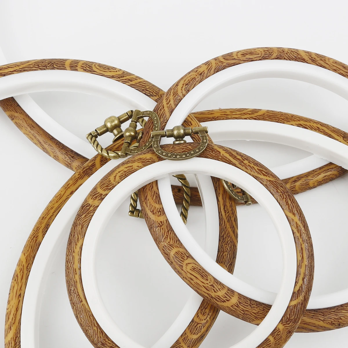 Деревянная бамбуковая рамка кольцо для вышивки круглая петля детской рукоделия