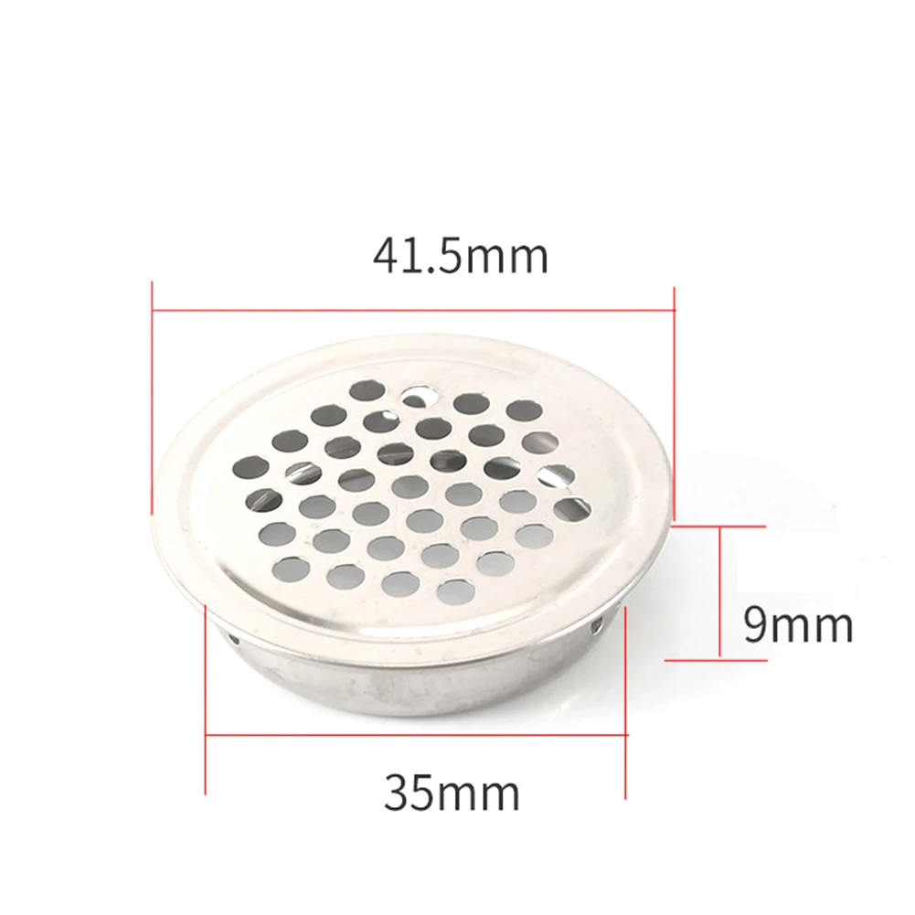 

Practical Air Vent Holes Exhaust Grille Cabinet Dustproof Metal Wardrobe Windproof Breathable Ventilation Plug