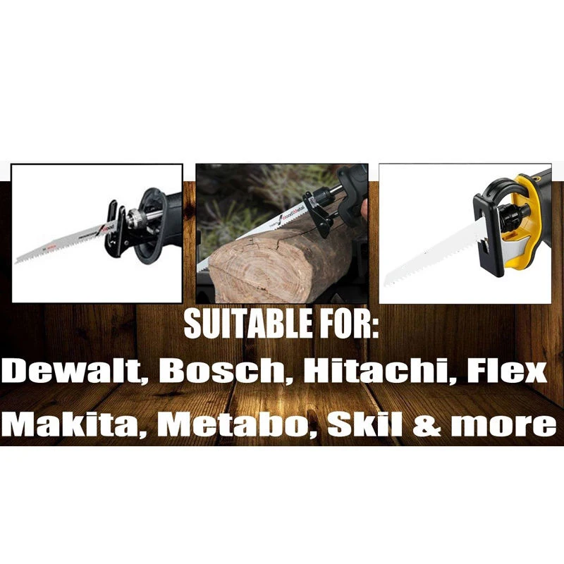 

8pc/Set Reciprocating Saw Blades Wood Cutter Blade For Makita&Metabo&Skil