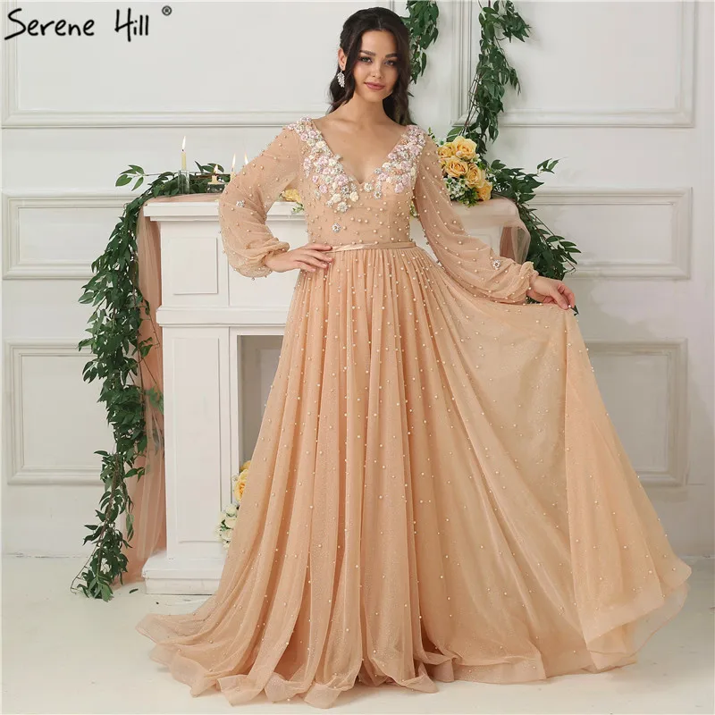 Новинка длинные рукава глубокий v-образный вырез иллюзия вечерние платья цветные