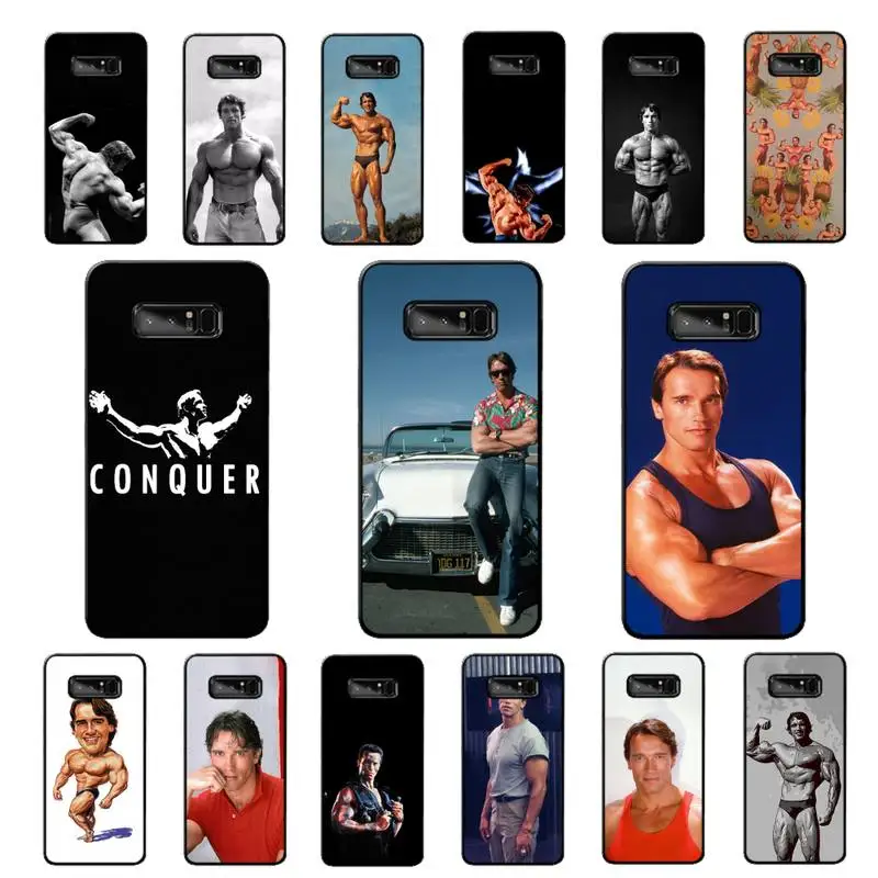 

MaiYaCa Arnold Schwarzenegger Phone Case for Samsung Note 5 7 8 9 10 20 pro plus lite ultra A21 12 02