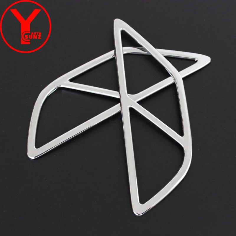 2016 2018 ABS Хромированная задняя противотуманная фара крышка для toyota rav4 аксессуары