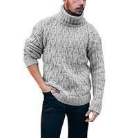 65 dropshippingfashionable mens sweater ribbed warmth soft ribbed winter pullover top