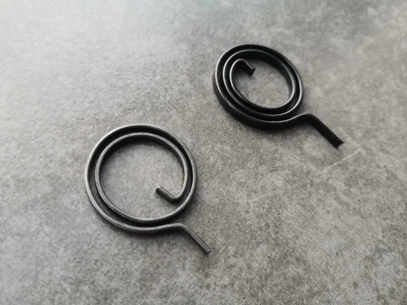 Плоская проволочная ручка дверного замка 28 мм пружинная катушка для типа А тип