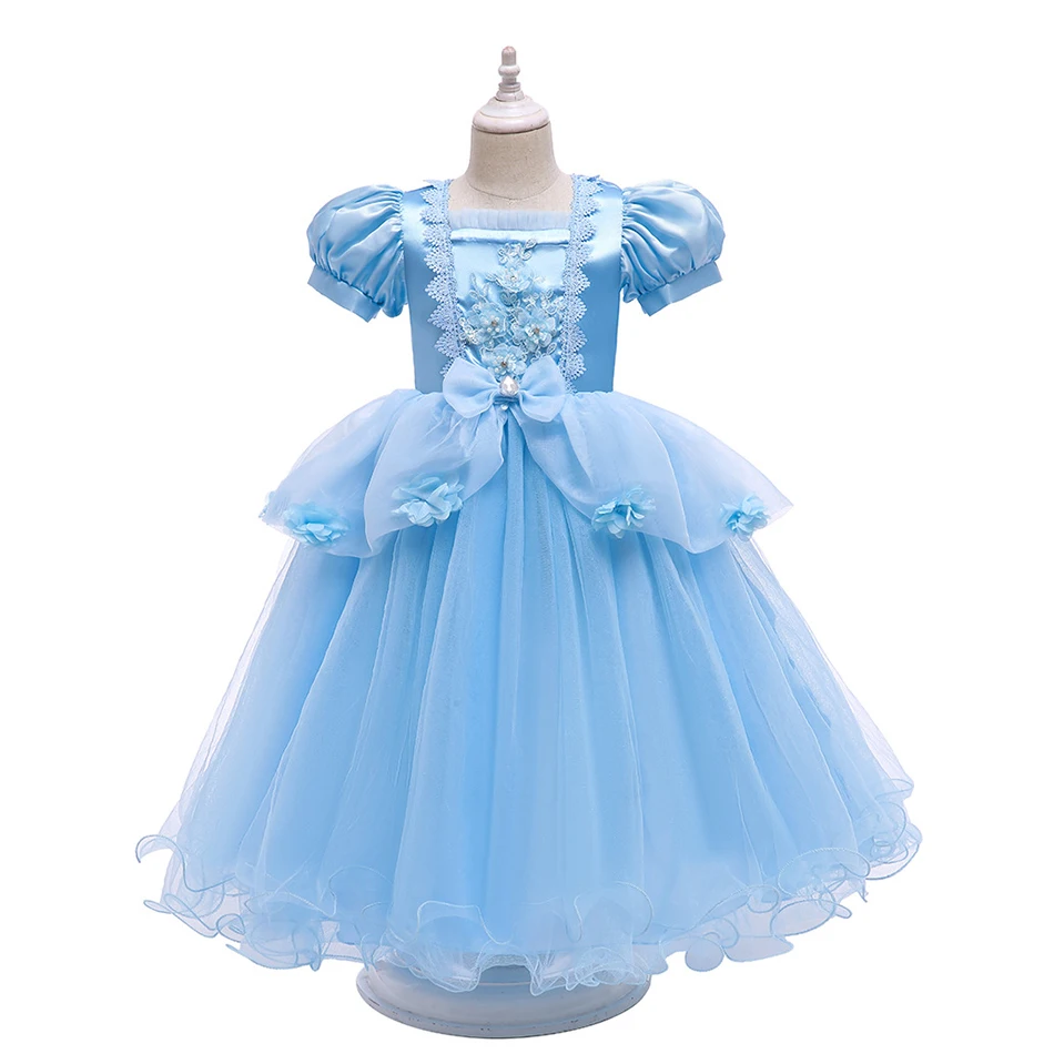 

Dress for Girls Kids Party Cosplay Halloween Custome Kids Birthday Princess Dress Up Clothes Elegant JYF